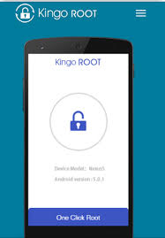 root you android main menu of kingo root